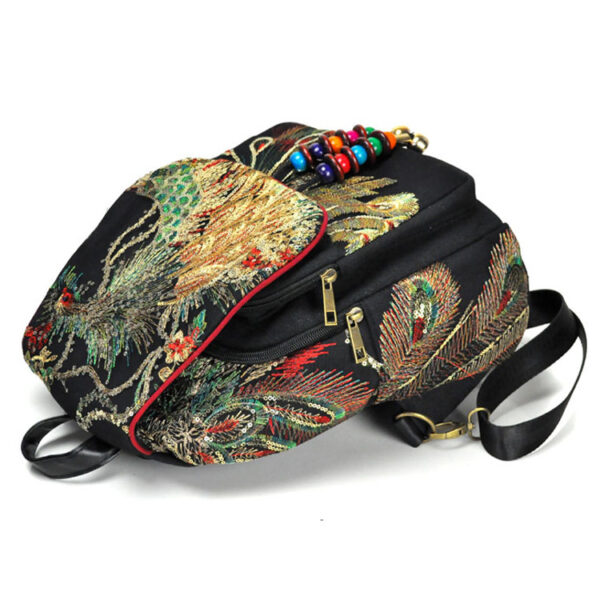 New female bag peacock embroidered bag - Image 2