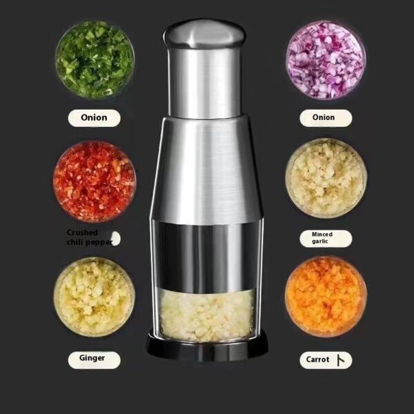 Onion pounder garlic Stainless steel garlic press - Image 4